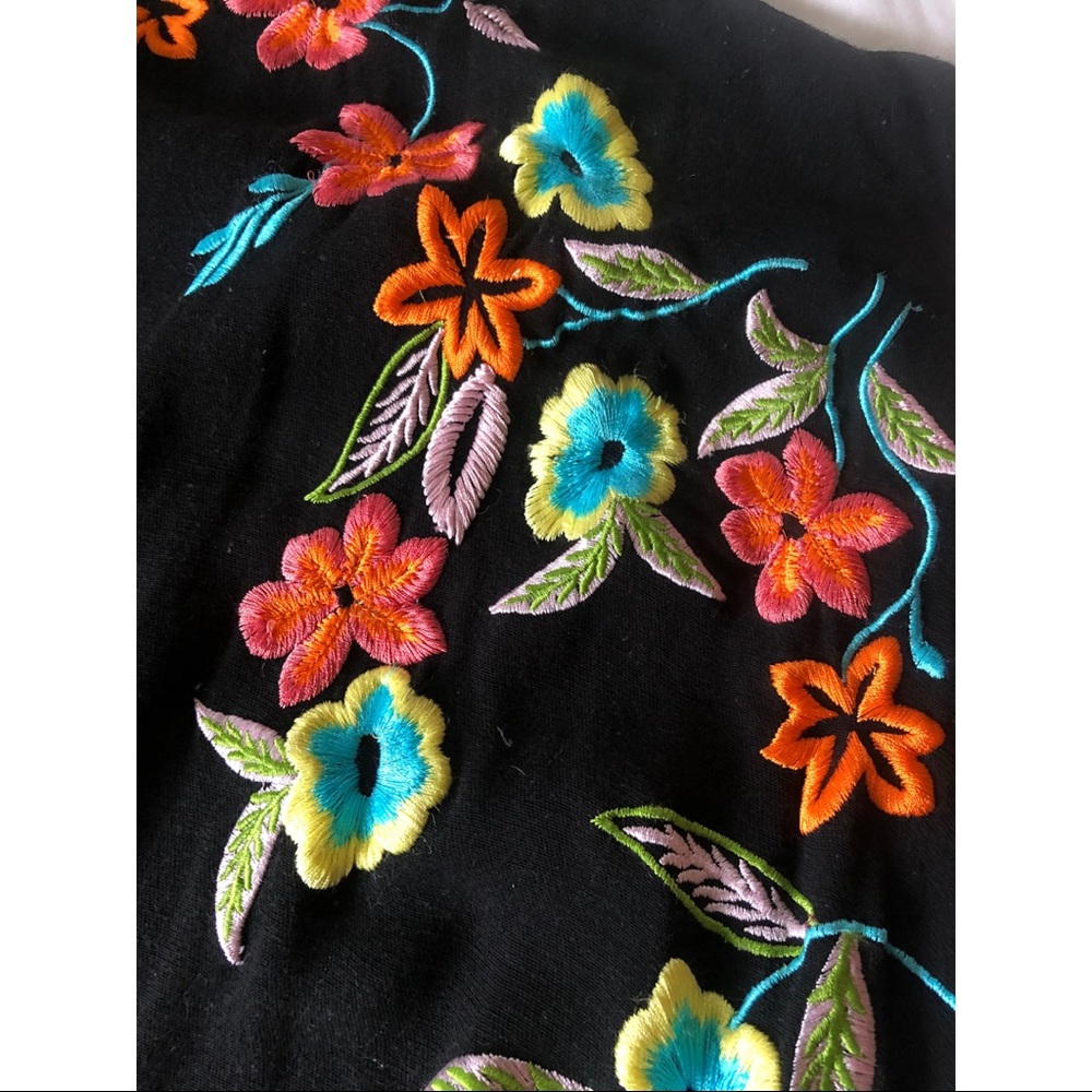 Free People Flower Fields Shift Dress - Black - Picture 7 of 7